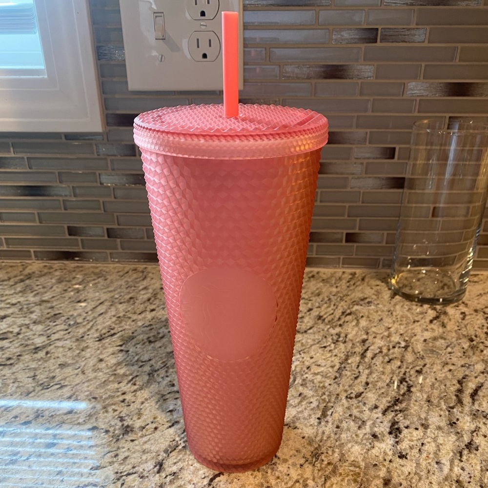 Starbucks pink studded cup